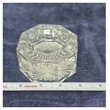 Clear Uranium Octagonal Trinket Box