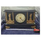 Antique Sessions Mantel Clock Neoclassical Style