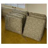 Eight Patio Chair Cushions