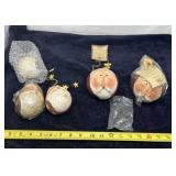 Midwest Imports Santa Ornaments