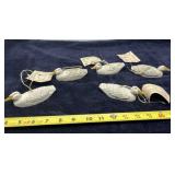 Handcrafted Wooden Duck Ornaments