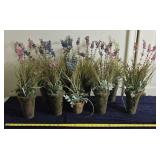 Artificial Floral Arrangements Aged with Moss