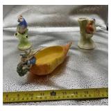 Department 56 Easter Bunny Candy Dish and Czech