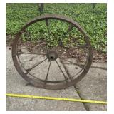 Metal Wagon Wheel Frame