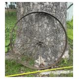 Metal Frame Wagon Wheel