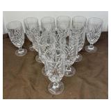 Cut-Crystal Stemmed Goblets