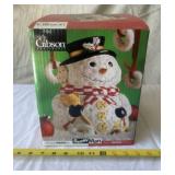 Gibson Snowman Cookie Jar 10ï¿½