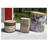 Antique Tin Canisters