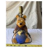 Winnie The Pooh Lamp and Piggy Bank Missing Lamp