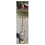 54" Tall Stifle Electric Mid-Century Dual Socket