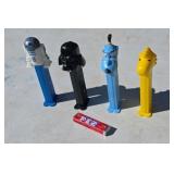 4 Pez Dispensers