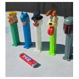 5 Pez Dispensers