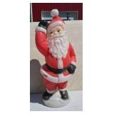 40" Blow Mold Santa Claus has Some Damage