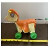 1972 Fisher Price Molly Moo Cow Pull Toy