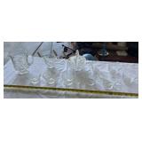 Decorative Glass Pitcher and Candy Dishes with