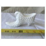 Vintage White Milk Glass Hobnail