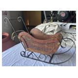 Small Wooden Sleigh Decoration