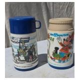 Walt Disney World and GI Joe Lunch Box Thermoses