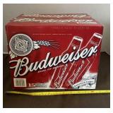 Unopened Budweiser 15 Pack of 16 Fluid Ounce
