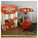 Old Fashioned Popcorn Maker Cart