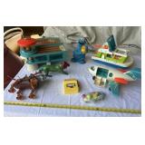 Kids Play Snack Bar, Fisher Price Boat and Air