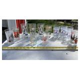 Pepsi-Cola Collector Series Glasses Featuring
