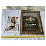 15x 18 1/2 Imported Heineken Advertisement with