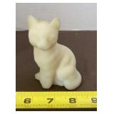 Fenton Glass Sitting Cat Figurine