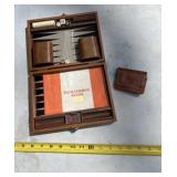 Backgammon Game with Case and Pieces
