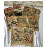 Old Comic Books Including Superman, House of