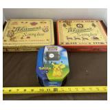 Pokï¿½mon and Whitman Chocolate Tins Empty
