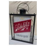 1950 20" X 13 1/2" Schlitz Draft Lighted Beer