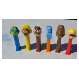 6 Pez Dispensers