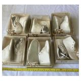 Box of New But Cracked Size 2 Baby Deer Shoes