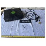 Xbox with Cords and Instruction Manual