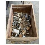 Wood box with Skid Shoe Clips