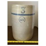 Blue Band Stoneware 3 Gallon Crock