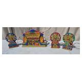 Electric Animated Christmas Ferris Wheel Works