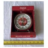 Coca Cola Retro Brand Alarm Clock Metal