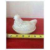 Hazel Atlas Glass Hen on a Nest