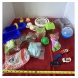 HotWheels Cars, New McDonalds Toys, and Clock
