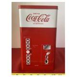 Coca-Cola Tin with 4 piece 8 ounce Glasses