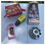 Dolls, Rubber Ducks, Small Chicken Feeder, John