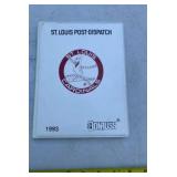 1993 St Louis Post Dispatch Baseball Card Book