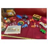Older Fischer Price Toys Including Camera, Cash