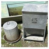 Chicken Feeder and Dog Feeder