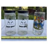 Angry Bird Jar with Baker Smirf Cup