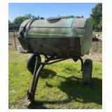 200 Gallon Water Tank on Frame with Pin Hitch