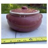 Pink Clay Cookie Jar