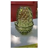 Fenton "Colonial Green" Hobnail Fairy Lamp